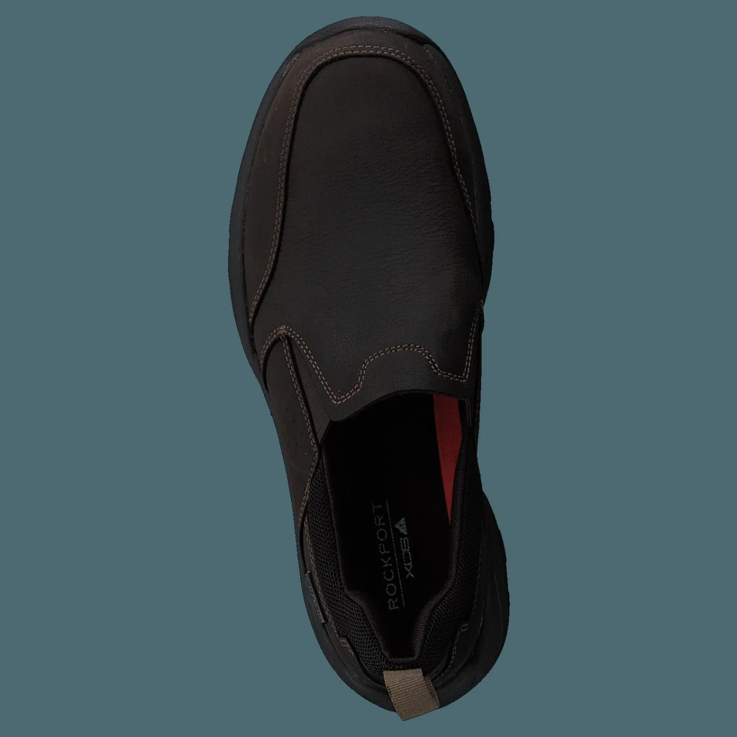 Rockport Xcs Spruce Peak Slipon Dk Chocolate Lea Svart New