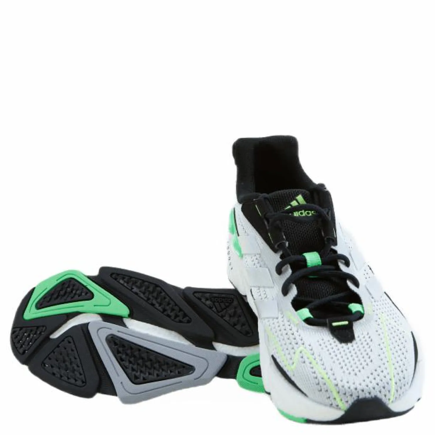 adidas X9000L4 Shoes Crystal White / Cloud White / Screaming Green Flerfärgad Clearance