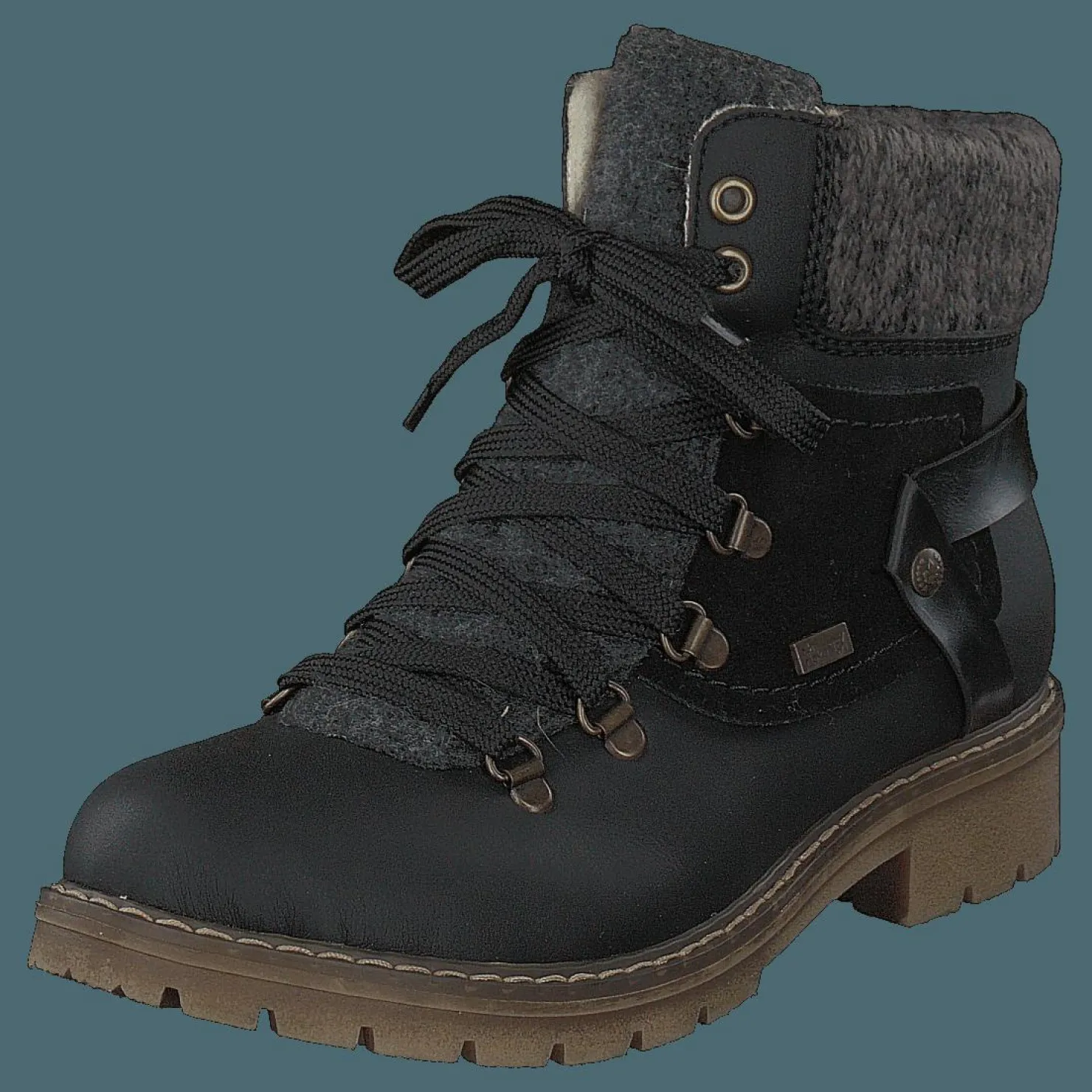 Rieker Y9143-01 Black Svart Sale