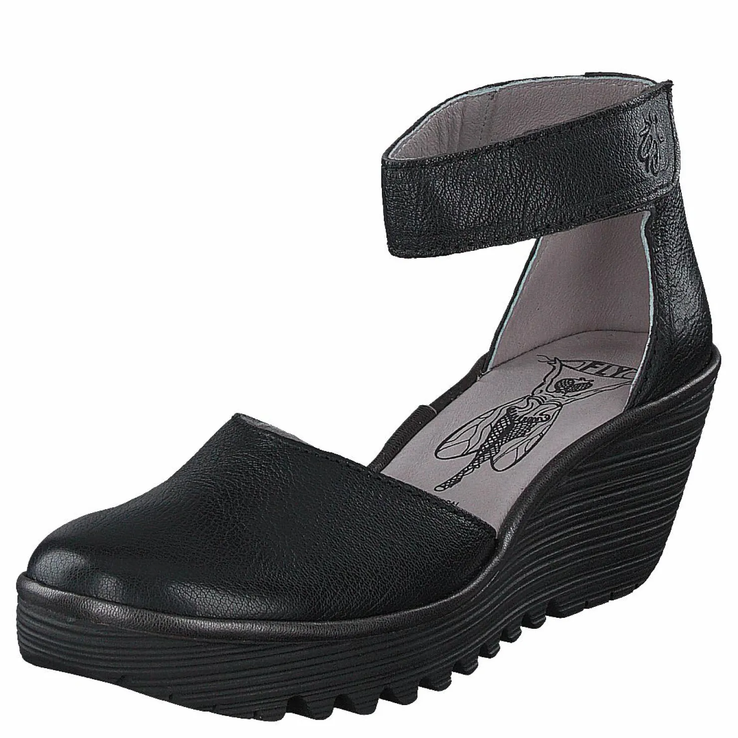 Fly London Yand709fly Mousse/idra-black/graphite Svart Clearance