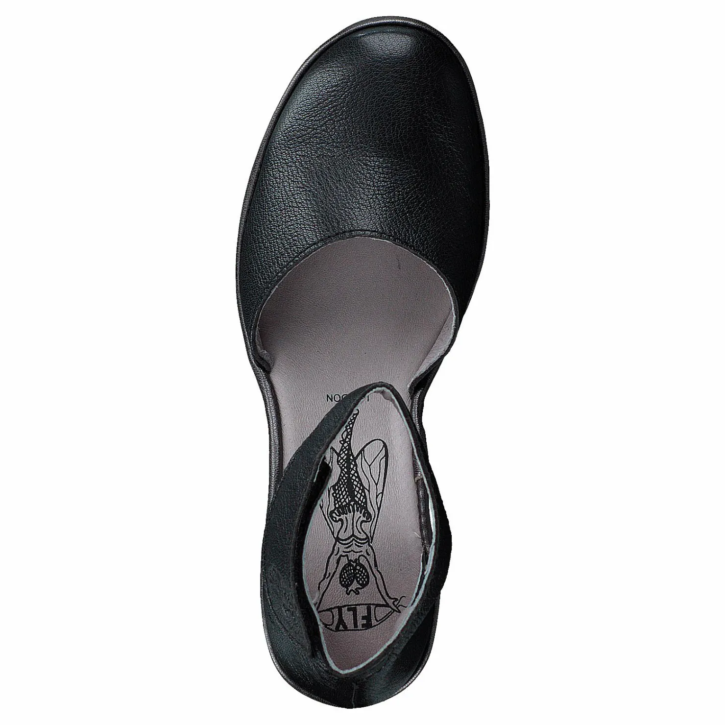 Fly London Yand709fly Mousse/idra-black/graphite Svart Clearance