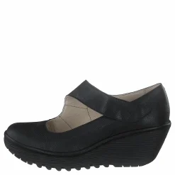 Fly London Yasi682 Mousse-black Svart Clearance