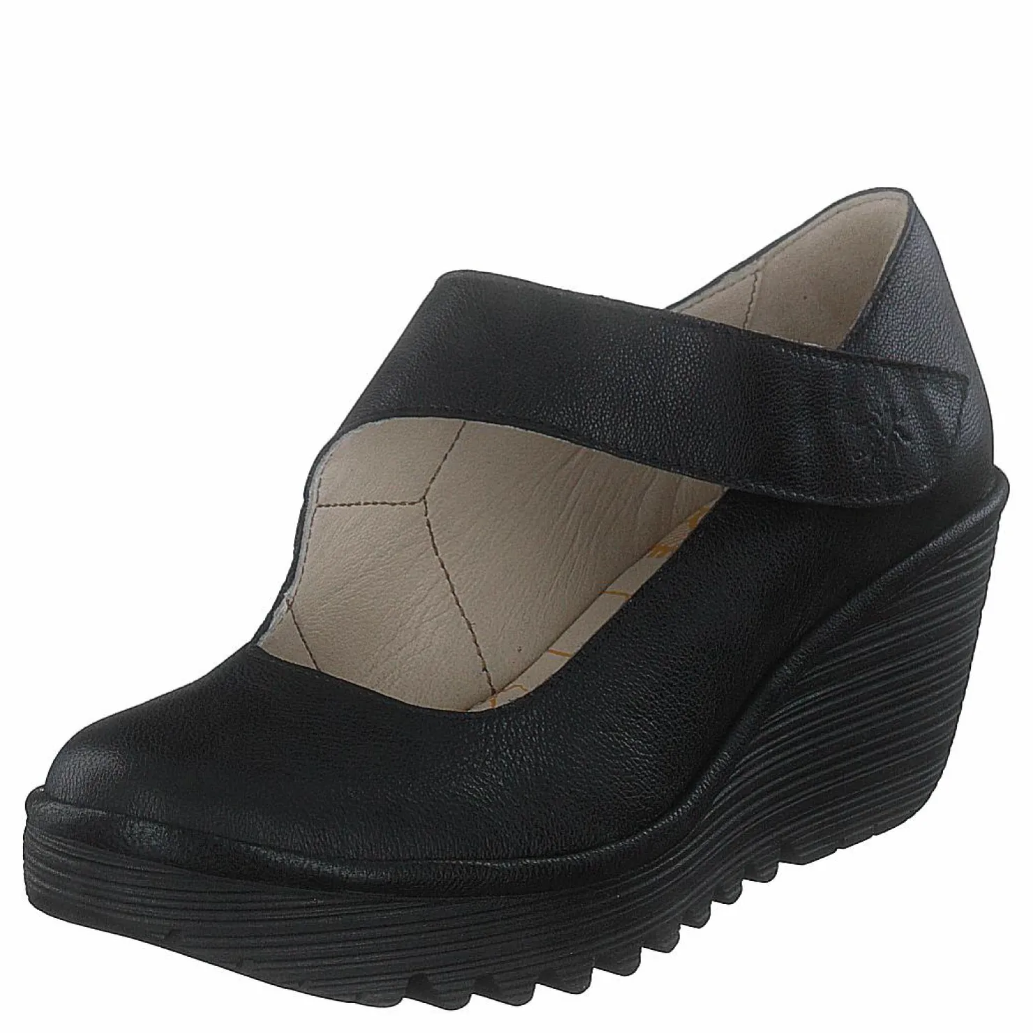 Fly London Yasi682 Mousse-black Svart Clearance