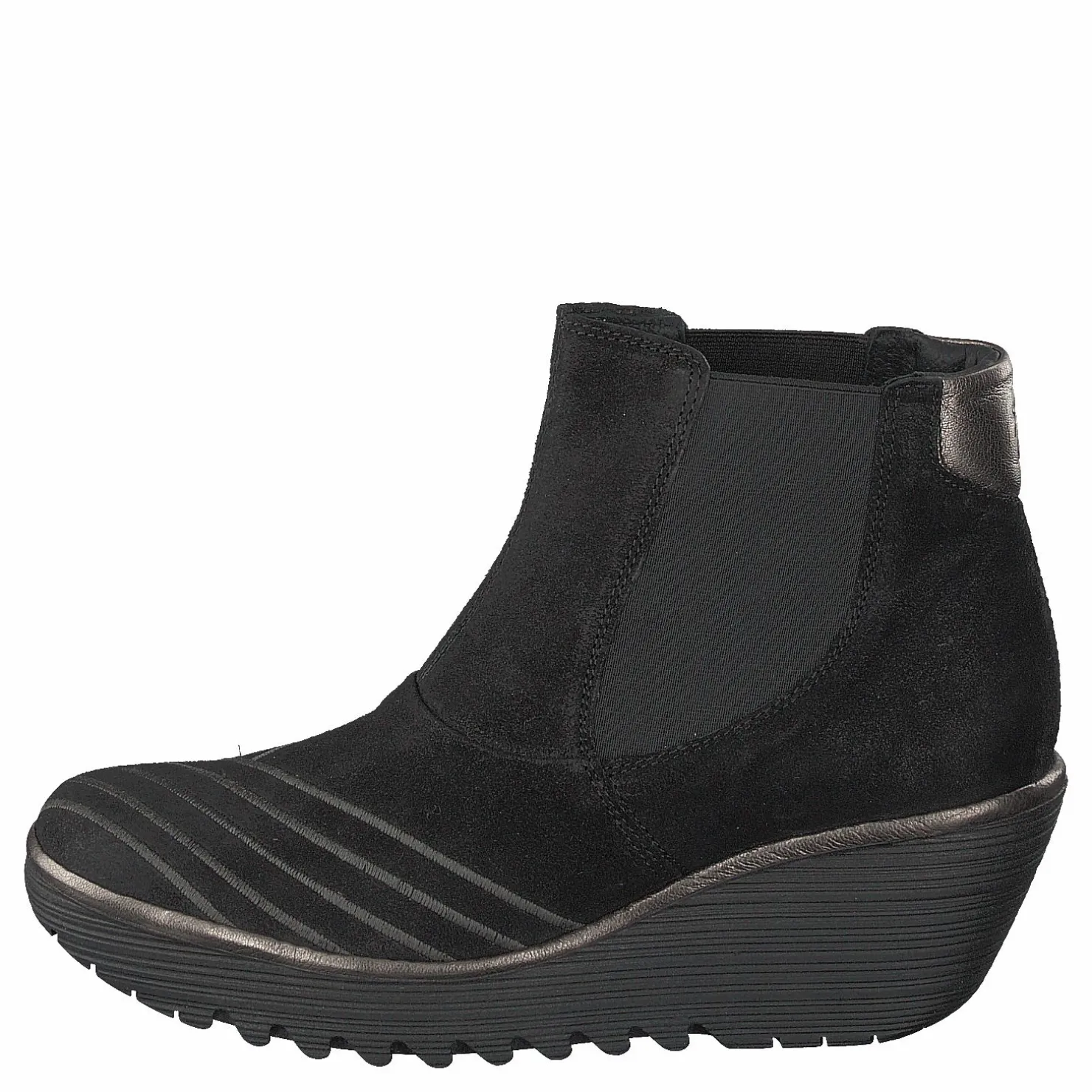 Fly London Yave Black/bronze Brun och Svart