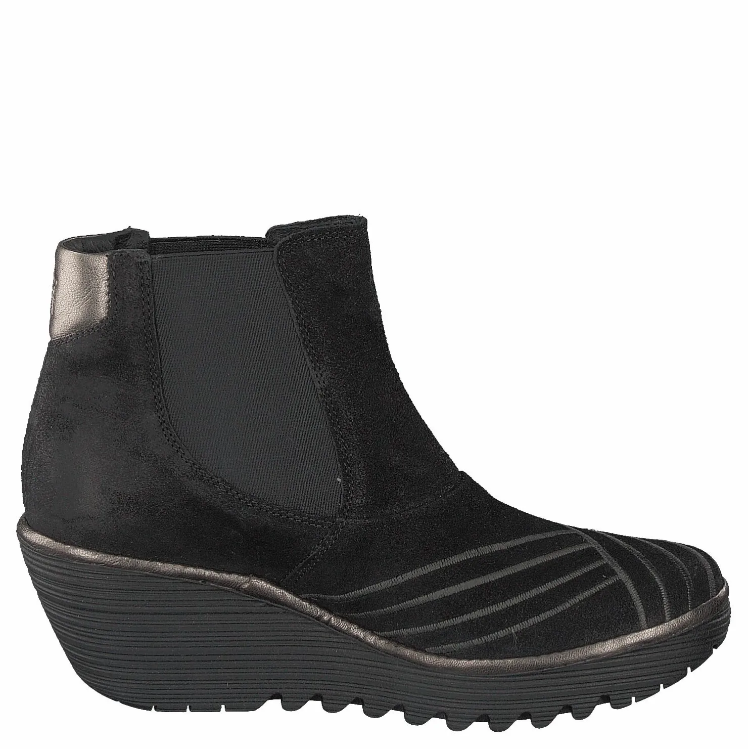 Fly London Yave Black/bronze Brun och Svart