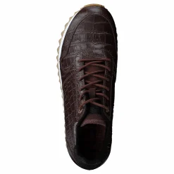 Woden Ydun Croco Shiny Potting Soil Brun och Svart Online