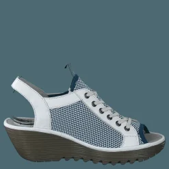 Fly London Yedu158fly Mousse (knitt)-white Blå Hot