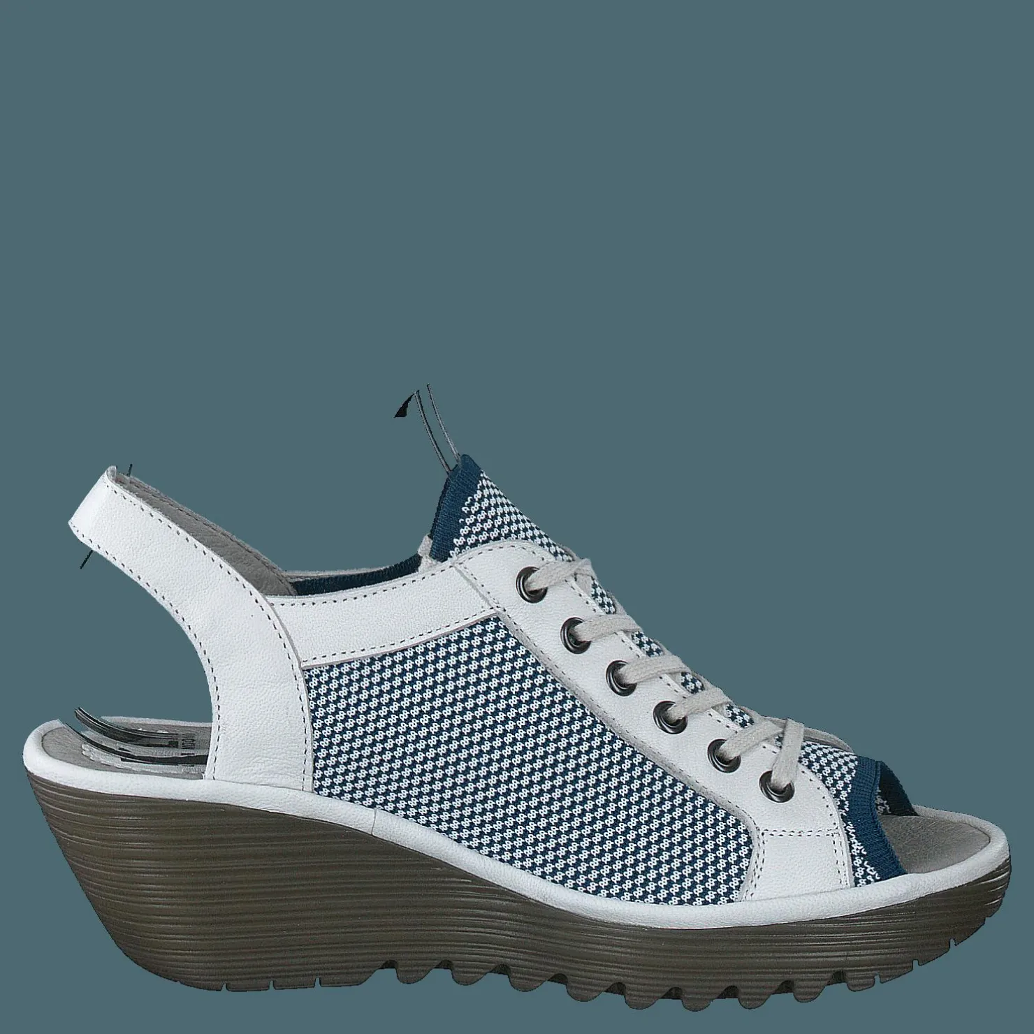 Fly London Yedu158fly Mousse (knitt)-white Blå Hot
