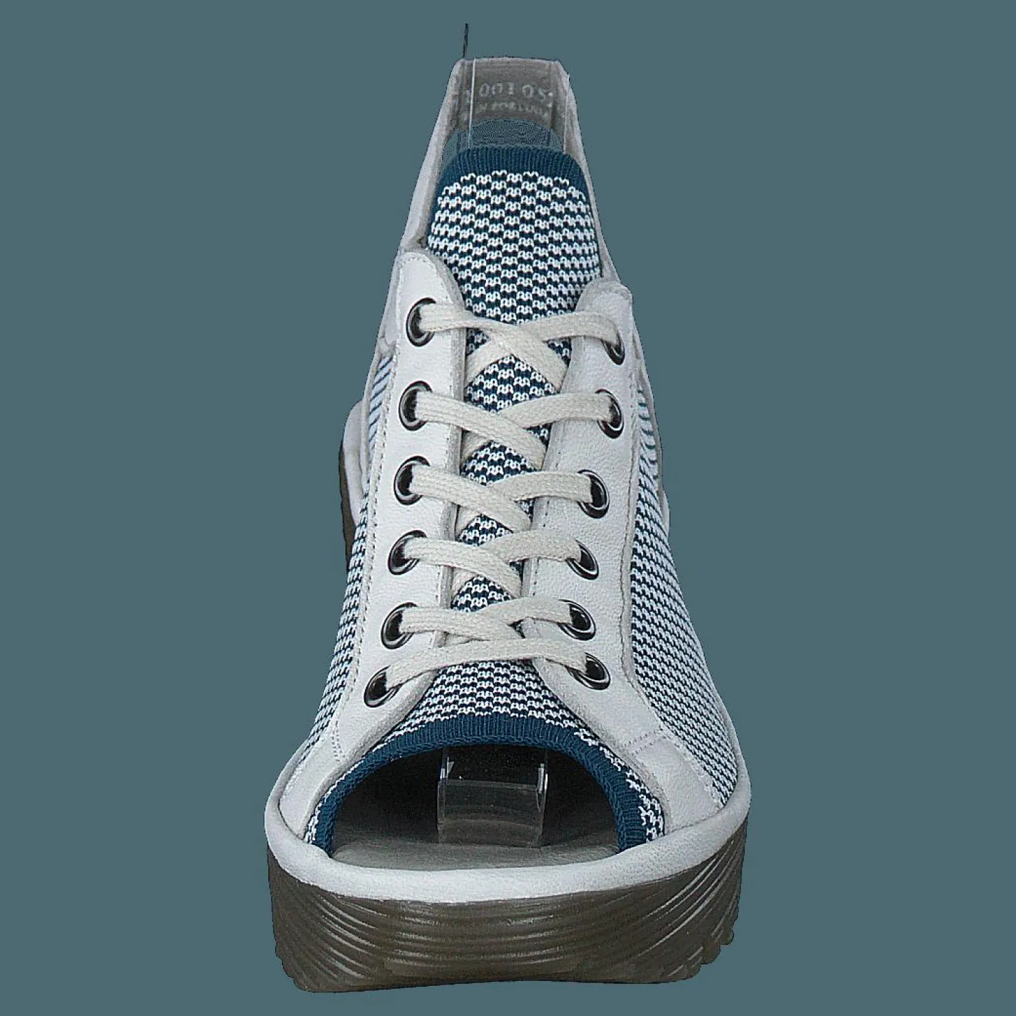 Fly London Yedu158fly Mousse (knitt)-white Blå Hot