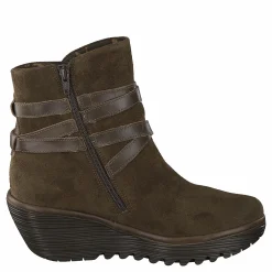 Fly London Yomo249fly Oil Suede/rug Sludge/olive Brun Sale