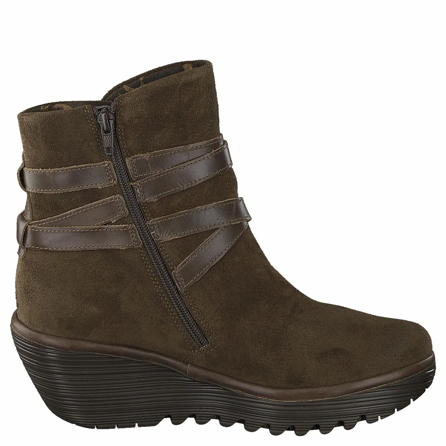 Fly London Yomo249fly Oil Suede/rug Sludge/olive Brun Sale
