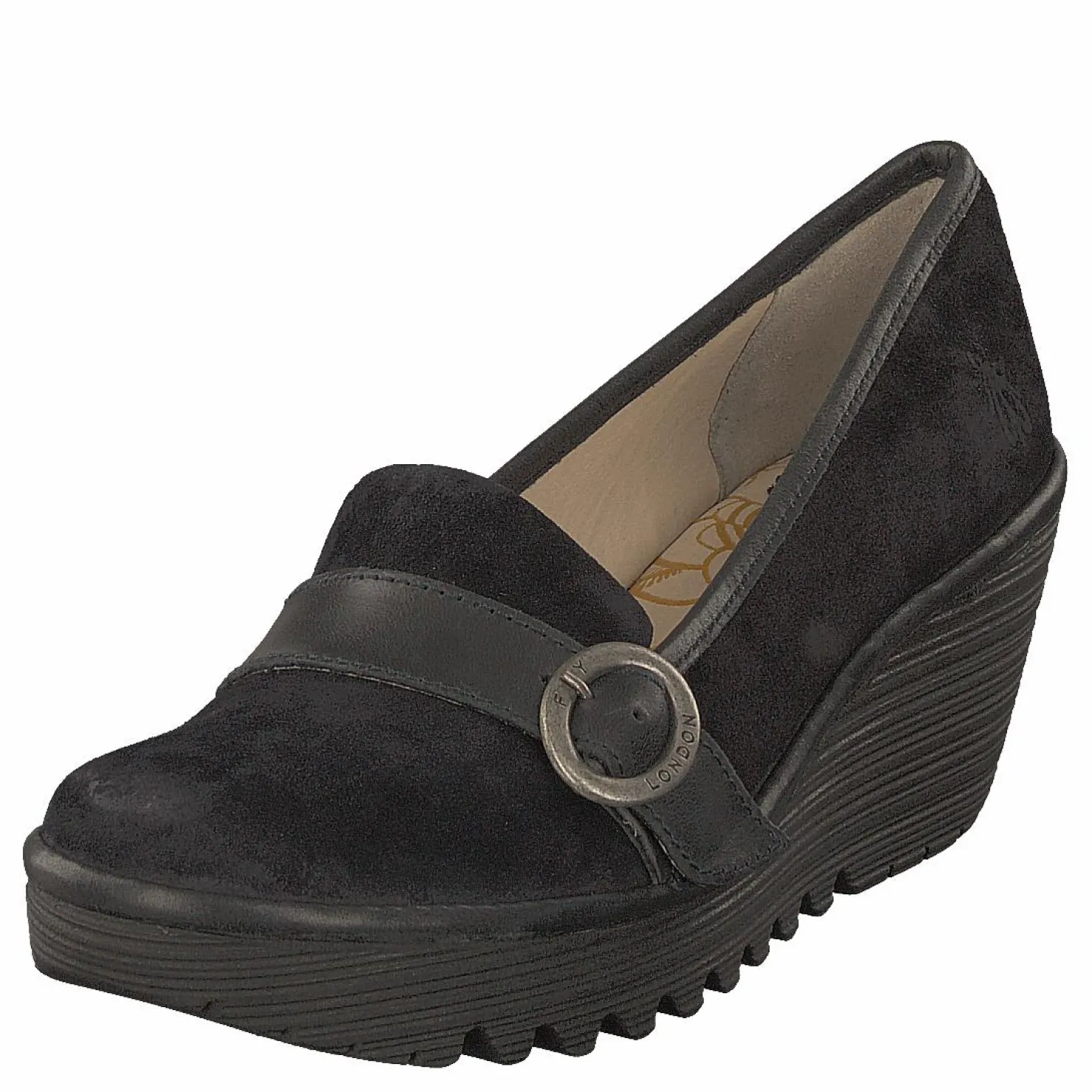 Fly London Yond771fly Oil Suide/rug - Navy/black Blå Best