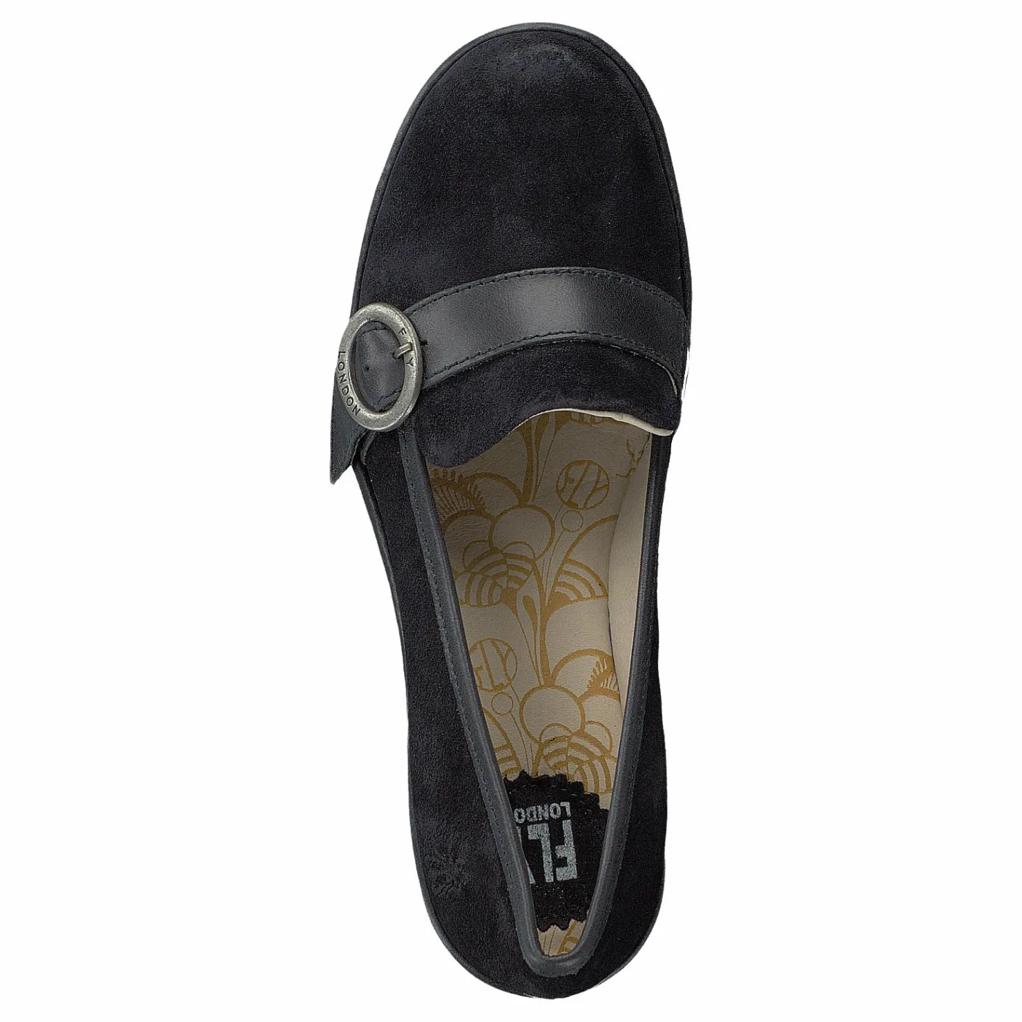 Fly London Yond771fly Oil Suide/rug - Navy/black Blå Best
