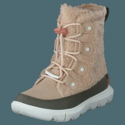 Sorel Youth Explorer Cozy Nova Sand, Stone Green Beige Best