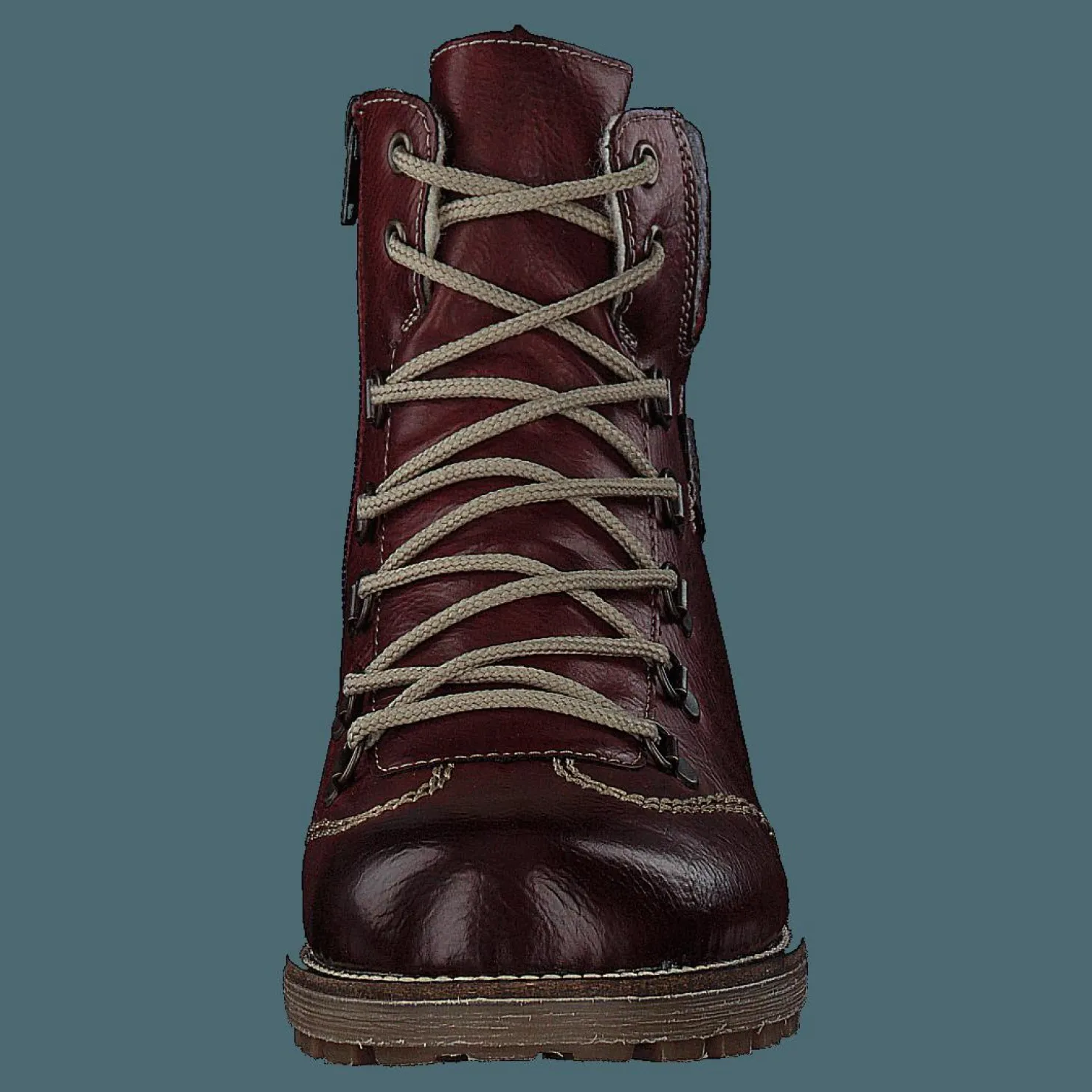 Rieker Z0444 Red Combination Brun Clearance