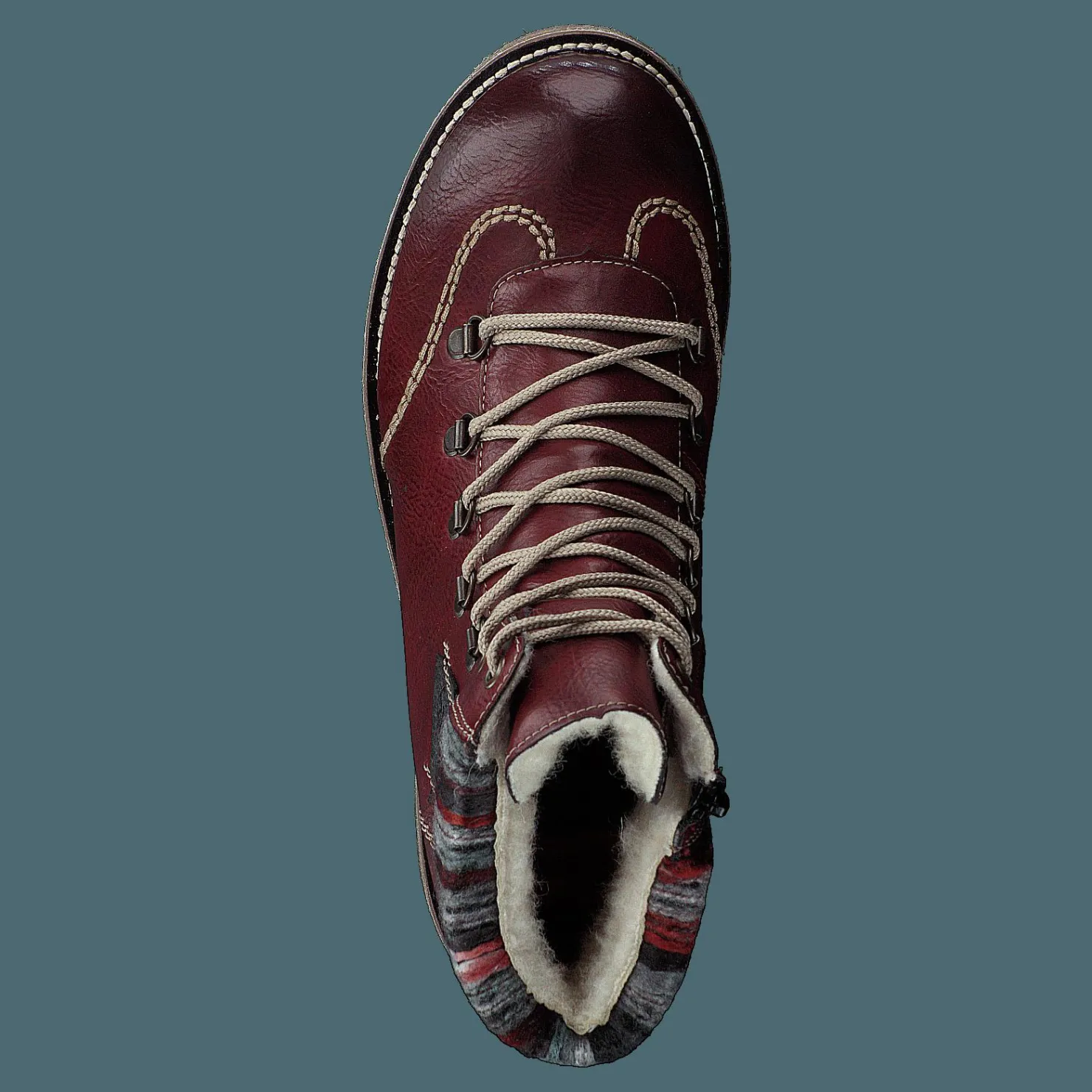 Rieker Z0444 Red Combination Brun Clearance