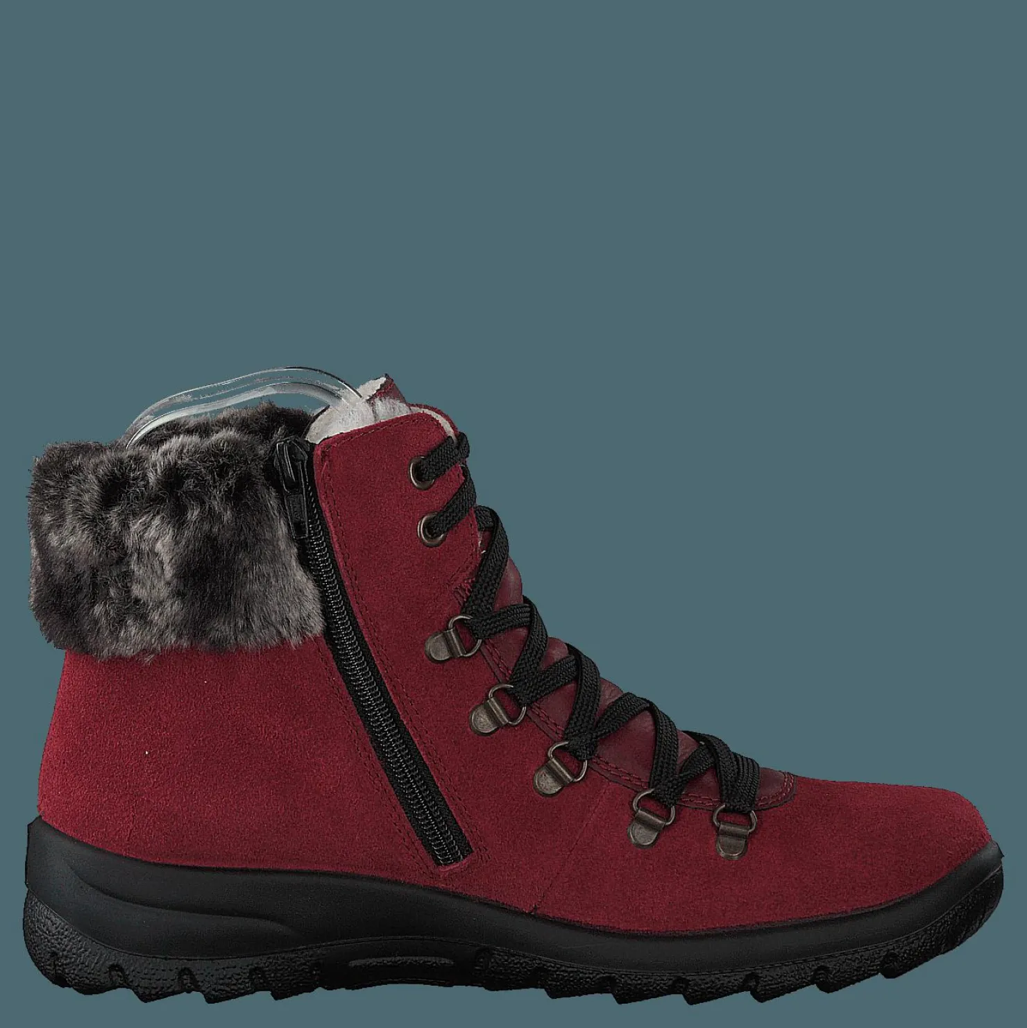 Rieker Z7130-35 Wine Röd Clearance