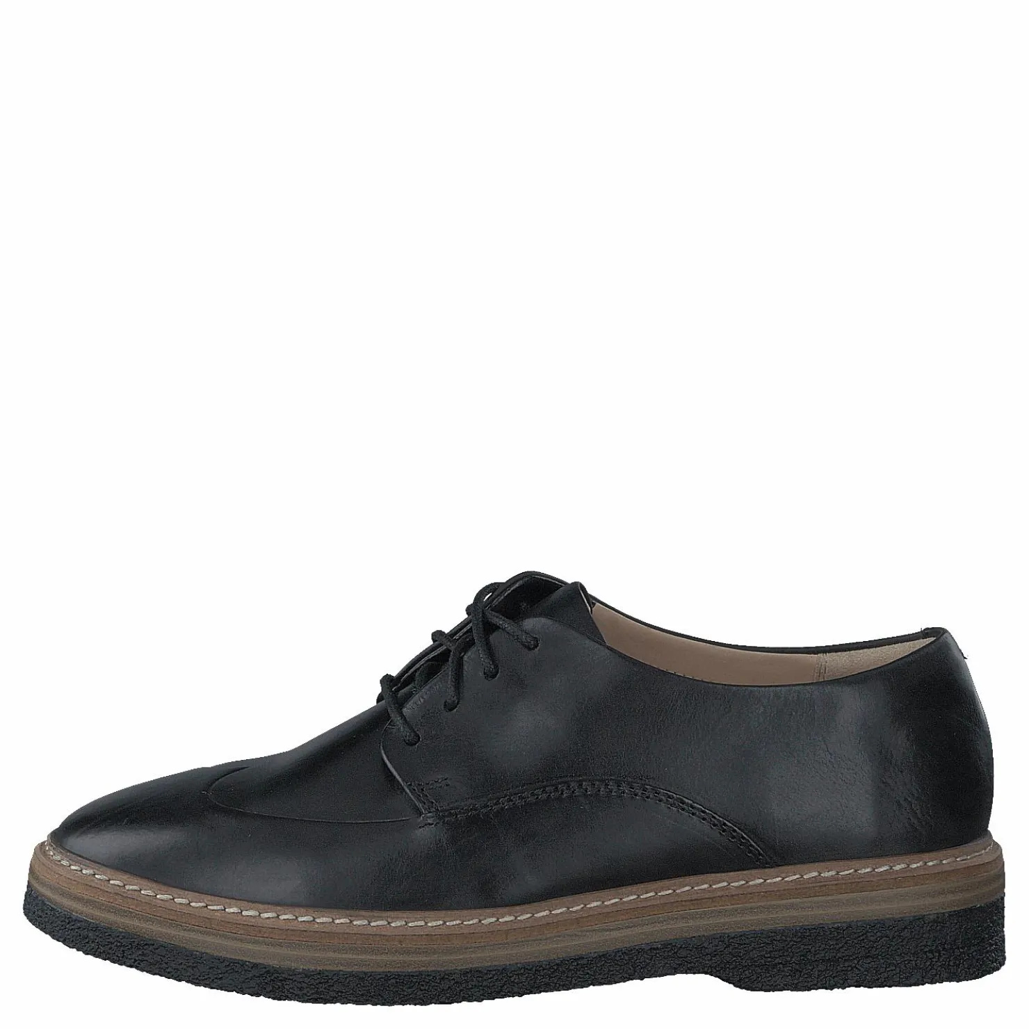 Clarks Zante Zara Black Leather Svart New