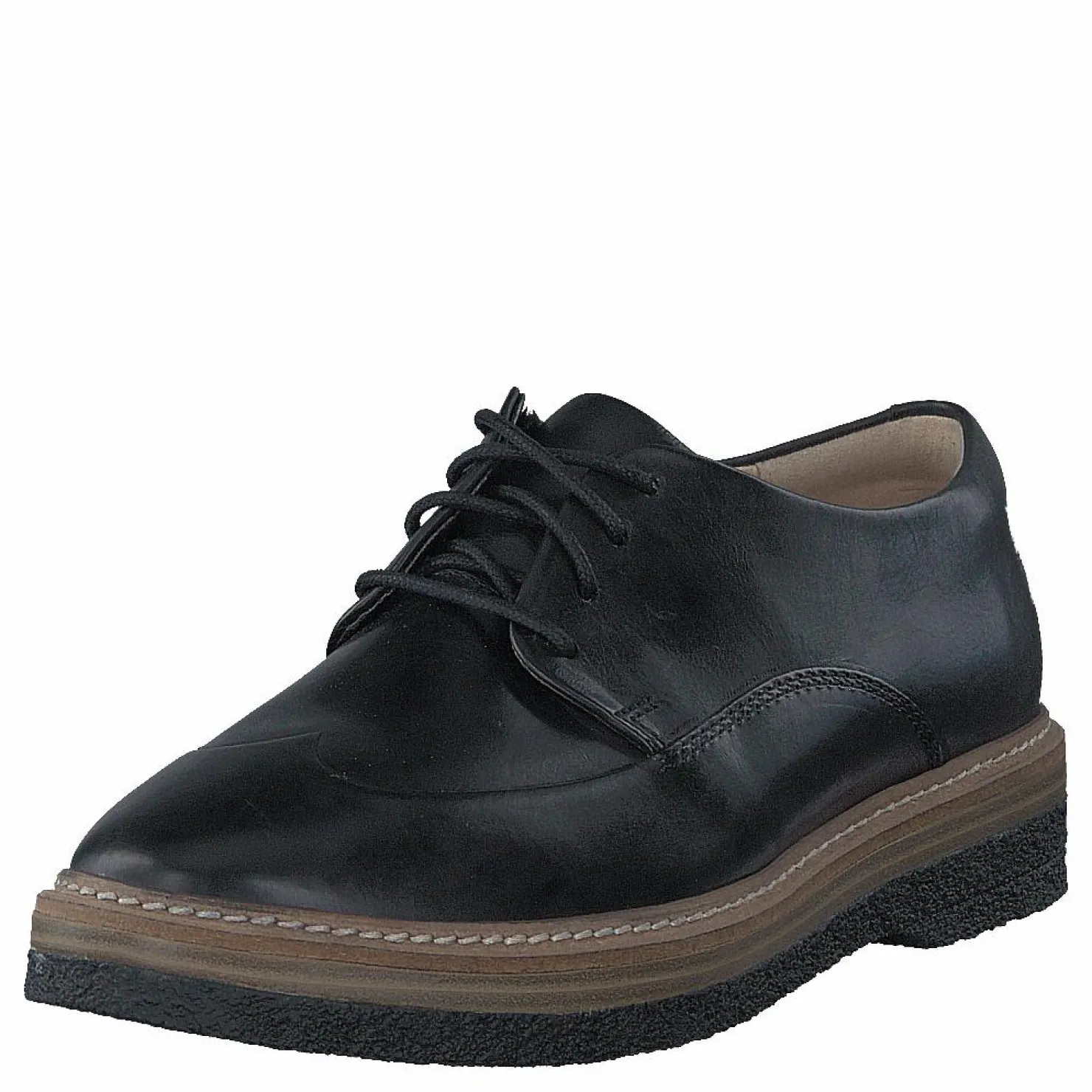 Clarks Zante Zara Black Leather Svart New