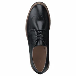 Clarks Zante Zara Black Leather Svart New