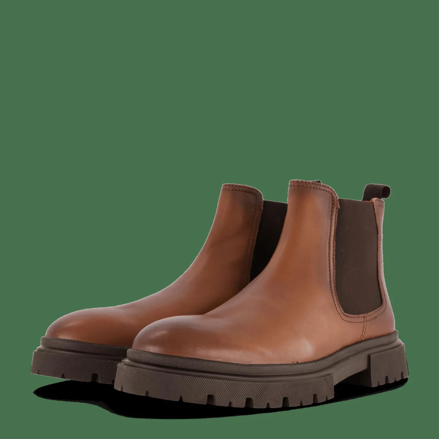 Hush Puppies Zibi Chelsea Cognac Brun New
