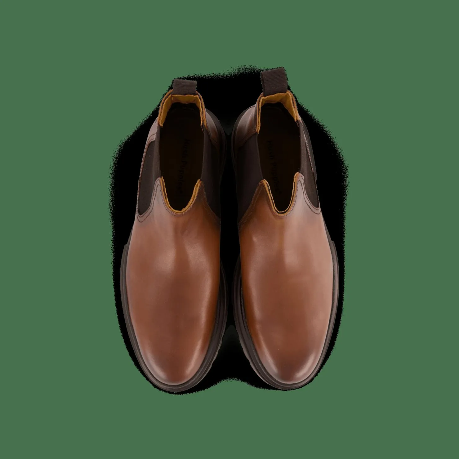Hush Puppies Zibi Chelsea Cognac Brun New