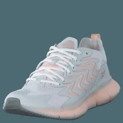 Reebok Zig Kinetica 21 Ftwwht/trgry1/aurorg Blå och Grå Sale