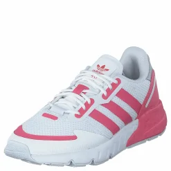 adidas Originals Zx 1K Boost J Cloud White / Hazy Rose / Halo Silver Rosa Hot