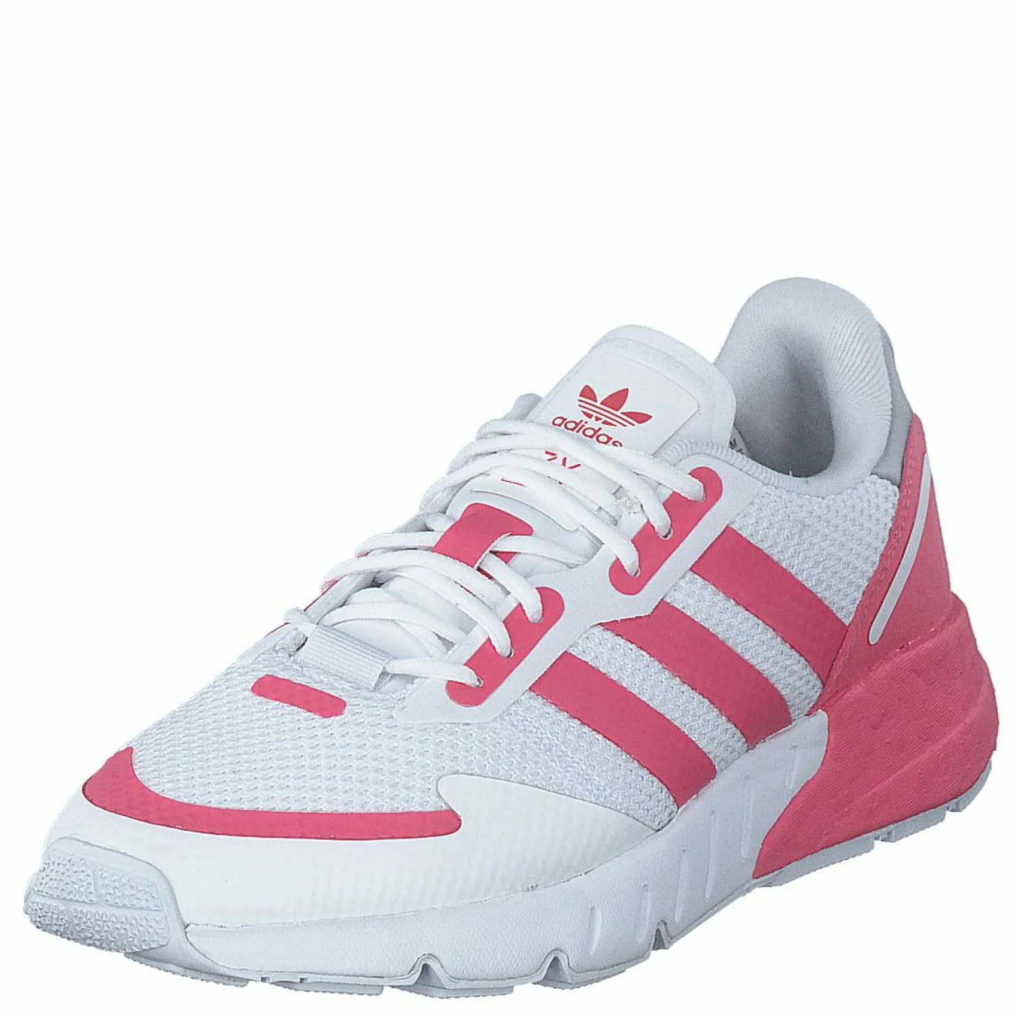 adidas Originals Zx 1K Boost J Cloud White / Hazy Rose / Halo Silver Rosa Hot