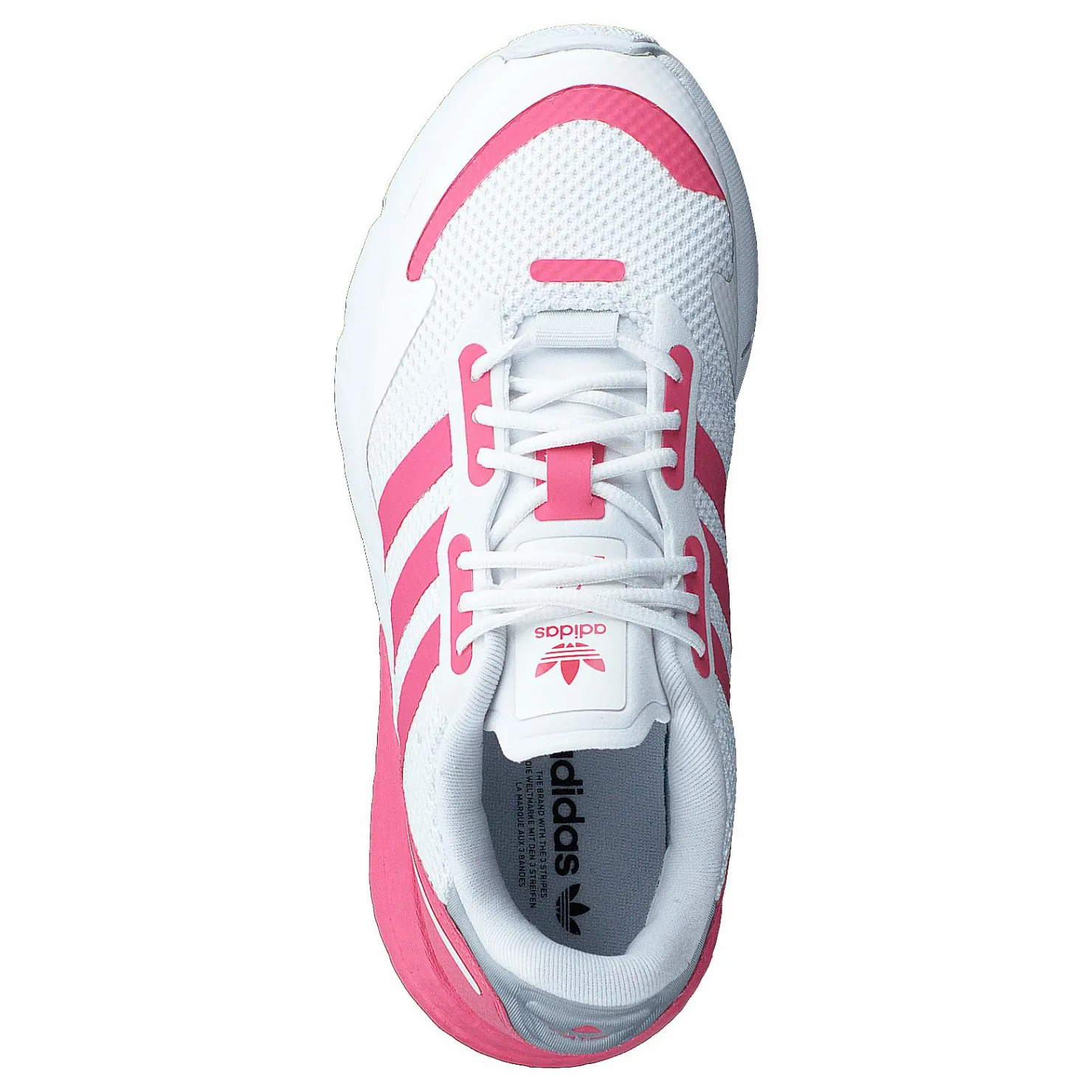 adidas Originals Zx 1K Boost J Cloud White / Hazy Rose / Halo Silver Rosa Hot